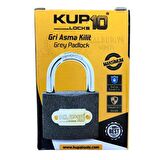 Kupa Asma Kilit Gri 32 mm. - 3 Anahtarlı