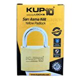 Kupa Asma Kilit Sarı 25 mm. - 3 Anahtarlı