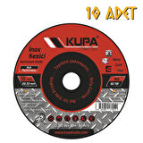Kupa İnox Metal Çelik Kesme Taşı 115 mm. - 10 Adet