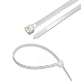 Kupa Plastik Cırt Kelepçe Beyaz 3.6 x 300 mm. - 100 Adet