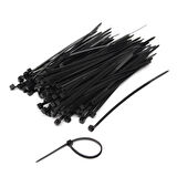 Kupa Plastik Cırt Kelepçe Siyah 3.6 x 200 mm. - 100 Adet