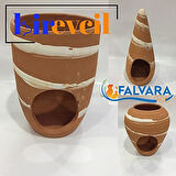 Birevcil Büyük Boy Doğal Küp, 15-20 Cm Akvaryum Dekoru 5 Adet