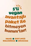 Humm Organic Organik Vegan Ara Öğün Atıştırmalık Paketi- 5 Adet (5 ÇEŞİT)