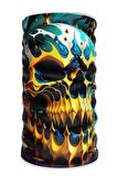 Bebo Store Extreme Spor Motorsiklet ve Bisiklet Kullananlara Özel Desenli Buff Boyunluk Bandana Balaklava
