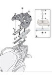 Sr3105 Suzukı Dl 1000 V-strom (14-16) Arka Çanta Taşıyıcı