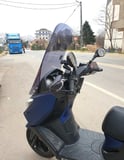 MOTOCAM Kymco Xtown CT 250 Ön Cam 2020-2026 Model 83cm Füme Renkli 4mm UZUN
