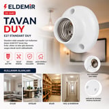 40 ADET E27 KOLAY MONTAJ TAVAN DUY (K0)