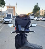 MOTOCAM Kymco People S 200 Ön Cam 2020-2026 Model 38cm Siyah Renkli 4mm SPORTİF