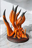 Kurama (Kyubi) 3D Baskı Koleksiyon Figürü – El Boyaması, naruto Lanetli mühürlü