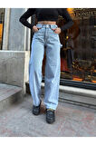 Ti̇ntli̇ Yan Tokali  Baggy  Kot  Jeans Pantolon