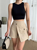 Tek cepli şort etek