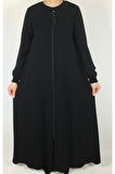 ÖNÜ FERMUARLI GİZLİ CEPLİ MEVLANA MODEL FERACE