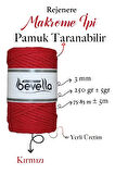 Makrome Ipi 3 Mm Taranabilir 1 Adet 250 gr Kırmızı