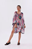 Kısa Kimono Pareo - Tesettür Pareo - Ege Model 180x135 Cm