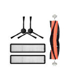 Dreame L10 Siyah Uyumlu Yedek Mopsuz Fırça Hepa Filtre Seti-5 Parça