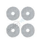 Dreame Bot L10S Pro Uyumlu 4 Adet Mikrofiber Mop Bez