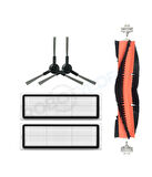 Dreame L10S Pro Gen 2 Uyumlu Yedek Mopsuz Fırça Hepa Filtre Seti-5 Parça