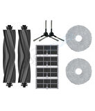 Dreame L10S Pro Ultra Head Kauçuk Fırça Hepa Filtre Mop Seti-10 Parça