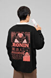 Ronin Samurai Baskılı Unisex Oversize Film Sweatshirt