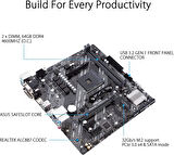 ASUS Prime Anakart A520M-E AMD A520 Am4 DDR4 4400 Hdmı Dvı Vga