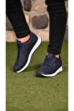 Şık Tasarım Bağcıklı Hafif Günlük Yürüyüş Rahat Taban Casual Sneaker Spor Ayakkabı