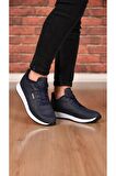 Şık Tasarım Bağcıklı Hafif Günlük Yürüyüş Rahat Taban Casual Sneaker Spor Ayakkabı