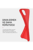 I?phone 15 Pro Max Uyumlu I?çi Kadife Lansman Silikon Kılıf Şok Emici Koruma Sağlayan Kılıf