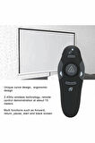Kablosuz Lazer Sunum Kalemi , Sunum Kumandası , Laser Powerpoint 15 metre Çekim