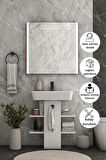 Lavabo Altı Raflı Düzenleyici Banyo Dolabı Lavabo Altı Dolap