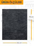 Lavabo Altı Matı Sıvı Geçirmez Kaymaz Taban Evye Dolap Paspası 60x76 cm