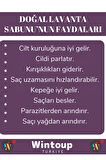 Özel Üretim %100 Organik Cilt&Saç Onarıcı Tüm Ciltler İçin Uygun Güzel Kokulu Lavanta Sabunu 5 Adet