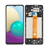 Samsung Galaxy A02 A022F ile Uyumlu Oled Ekran Dokunmatik Çıtalı
