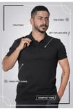Erkek  Polo Yaka Tişört Likralı Pike Kumaş Terletmez Günlük Şık