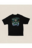 Doom Baskılı Unisex Tişört, Oversize Doctor Doomstay Marvel Karakter Tişört