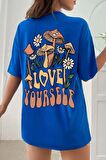 Love Yourself Baskılı T-shirt