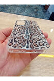 Samsung Galaxy A15 Leopar Desen Hologramlı Kılıf Darbe Korumalı Kapak