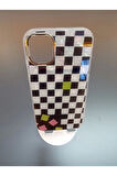 İPhone 13 Ve İPhone 14 Uyumlu Leopar Desen  Hologram Kapak Darbe Korumalı Kılıf