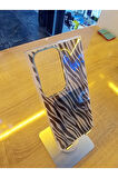Samsung Galaxy S24 Ultra Leopar Desen Hologramlı Kılıf Darbe Korumalı Kapak
