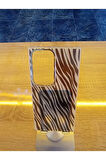 Samsung Galaxy S24 Ultra Leopar Desen Hologramlı Kılıf Darbe Korumalı Kapak