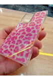 Samsung Galaxy S23 Ultra Leopar Desen Hologramlı Kılıf Darbe Korumalı Kapak