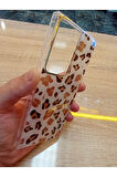 Samsung Galaxy S23 Ultra Leopar Desen Hologramlı Kılıf Darbe Korumalı Kapak