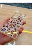 Samsung Galaxy S23 Ultra Leopar Desen Hologramlı Kılıf Darbe Korumalı Kapak