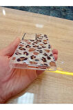 Samsung Galaxy S23 Ultra Leopar Desen Hologramlı Kılıf Darbe Korumalı Kapak