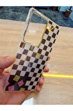 Samsung Galaxy S23 Ultra Leopar Desen Hologramlı Kılıf Darbe Korumalı Kapak