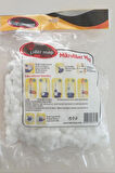 Lider 5 adet 360° Döner yuvarlak mikrofiber Mop paspas Yedek Ucu