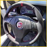 Fiat Linea Araca Özel Direksiyon Kılıfı (Nubuk Noktalı Yüzüklü)