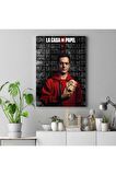 La Casa De Papel Berlin Oyuncuları Kanvas Tablo