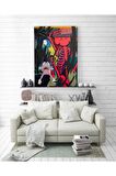 Kaws Art Dekorasyon Kanvas Tablo