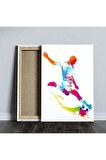 Art Sport Dekorasyon Kanvas Tablo Basketboll, Futbol