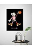 Kaws Basketball Duvar Dekorasyon Kanvas Tablo